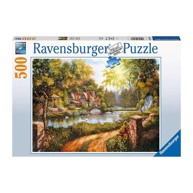 RAV 16582 Cottage by the river, 500pc