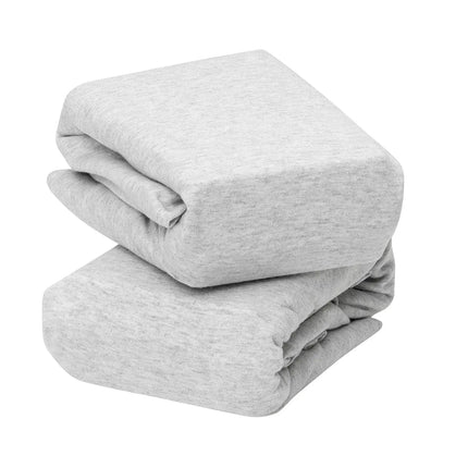 Pack 2 Sábanas Bajeras Algodón 72x140x17 cm - GRIS