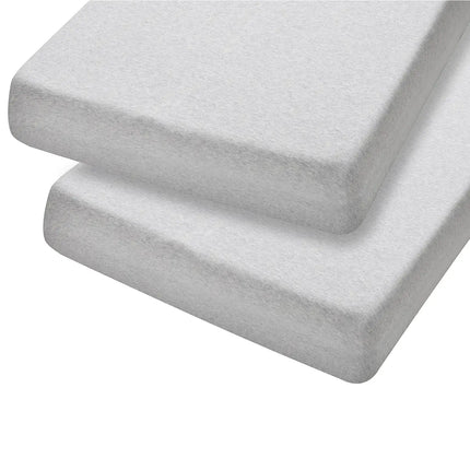 Pack 2 Sábanas Bajeras Algodón 72x140x17 cm - GRIS