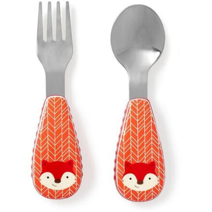 SET CUCHARA Y TENEDOR ZOO - FOX