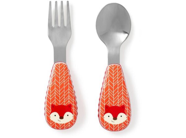 SET CUCHARA Y TENEDOR ZOO - FOX