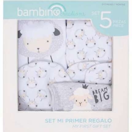 SET 5 PZAS MI PRIMER REGALO UNISEX