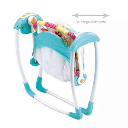 Columpio portatil para bebes azul PIKABOO
