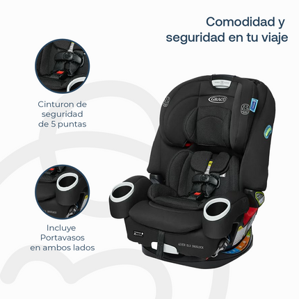 Silla de Auto Convertible 4Ever DLX Tomlin Graco
