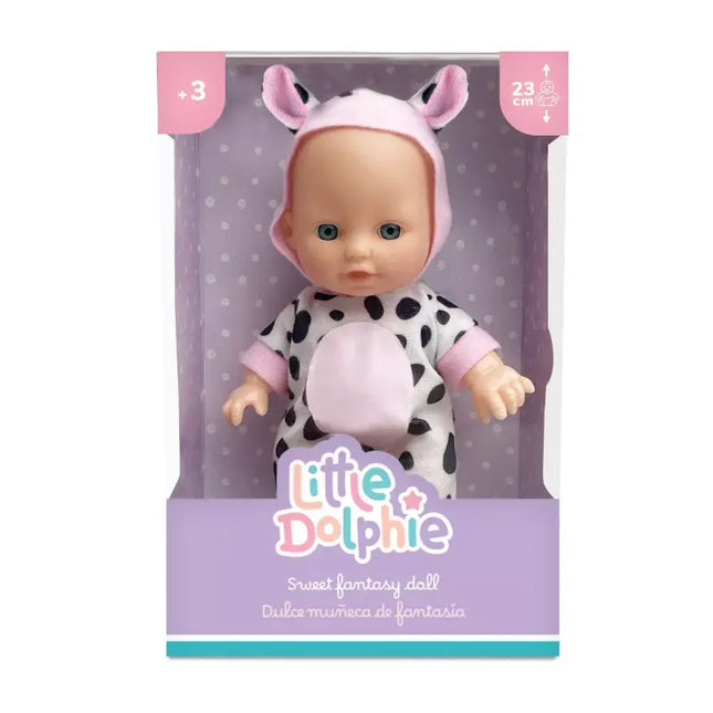 Muñeca de 23 cm con cuerpo moldeado y perfume incorporado B