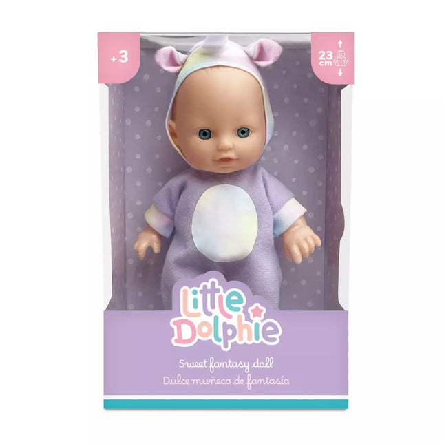 Muñeca de 23 cm con cuerpo moldeado y perfume incorporado A