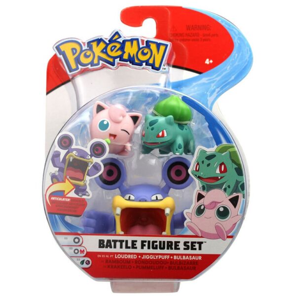 PACK 3 FIGURAS DE 5 A 8 CM. POKEMON "SURTIDO"