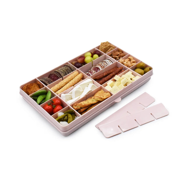 Caja Contenedora XL Para Snacks Rosado