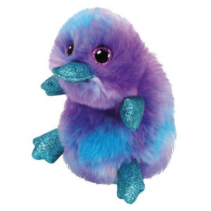 TY BEANIE BOOS ZAPPY ORNITORRINCO PÚRPURA MEDIANO