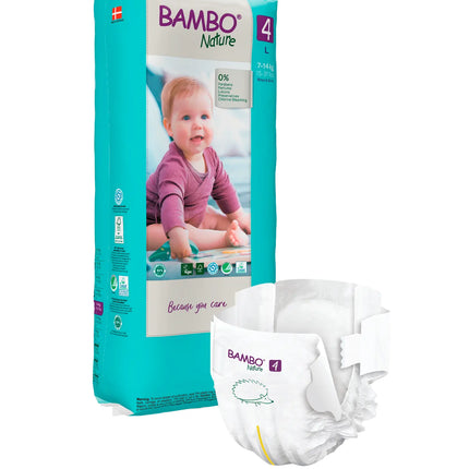 Bambo Nature Eco-Friendly 4 L Paq. Alto x 48 UN. 7-14  KG