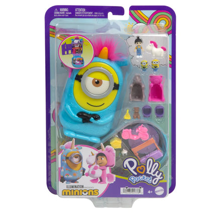 Polly Pocket Set de Juego Compacto Mundo Sorpresa Minions
