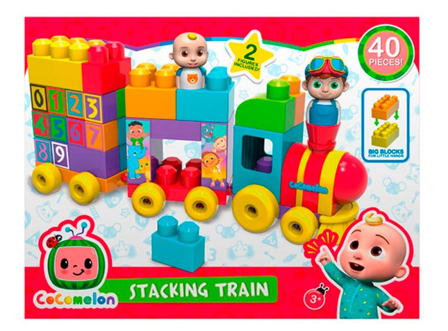 COCOMELON TREN APILA BLOQUES