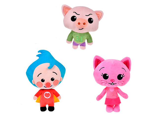 PELUCHE DE APRENDIZAJE DE 30 CMS CON LUZ MUSICA Y SONIDOS PLIM PLIM