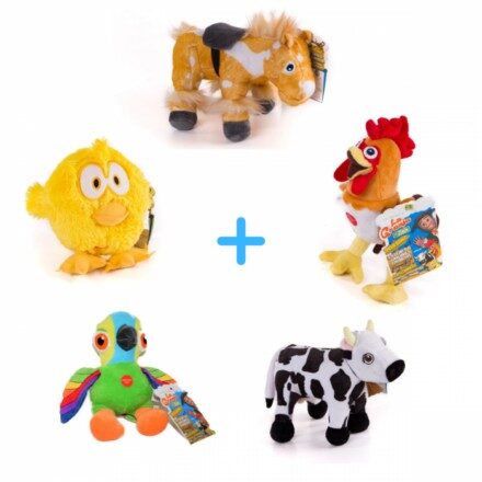 PELUCHE MUSICAL 20 CM LA GRANJA DE ZENON