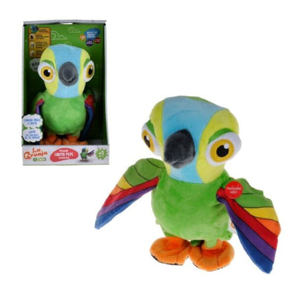 PELUCHE LORITO PEPE 20CM BAILA CANTA Y HABLA LA GRANJA DE ZENON