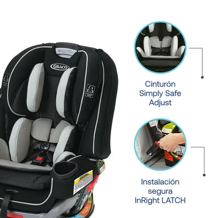 Silla de Auto Convertible 4ever Extend2fit Clove Graco