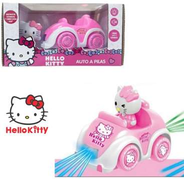 Autito con Luz Hello Kitty