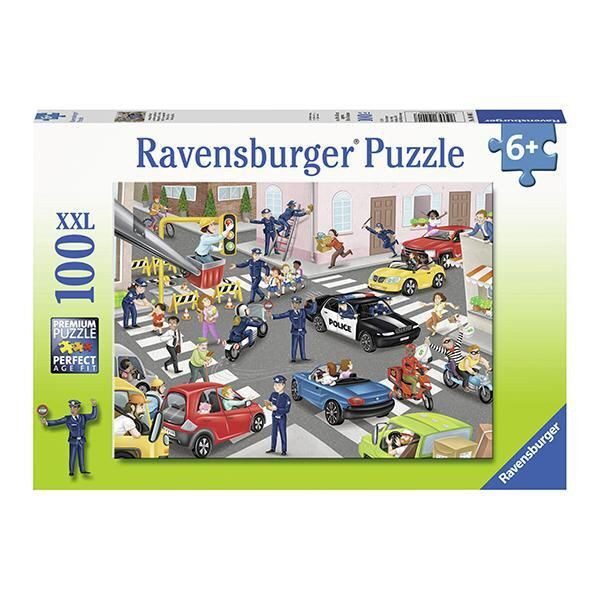 Puzzle XXL Patrulla policial - 100 piezas