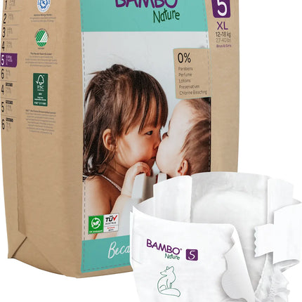 Bambo Nature Eco-Friendly 5 Paq. x 22 UN. 12-18  KG