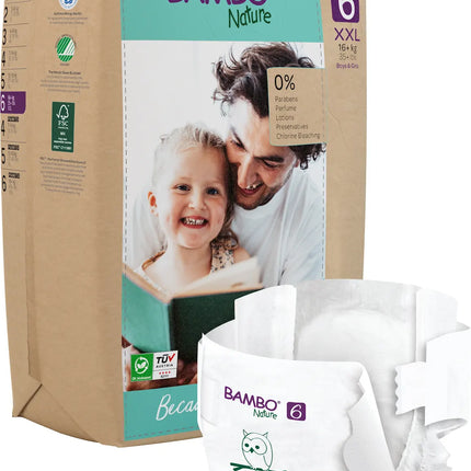 Bambo Nature Eco-Friendly 6 Paq. x 20  UN. 16+  KG