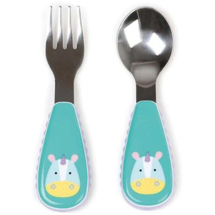 SET CUCHARA Y TENEDOR ZOO - UNICORN