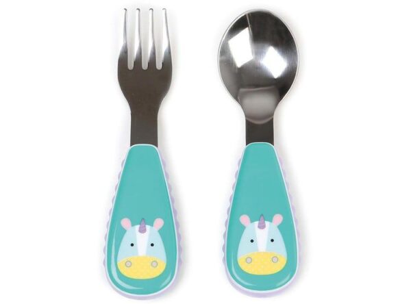 SET CUCHARA Y TENEDOR ZOO - UNICORN