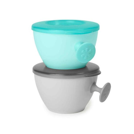 Easy-Grab Bowls-Grey/Soft Teal Verde-Gris