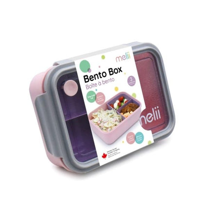 Lonchera Bento Con Divisiones Rosa 1250 ml