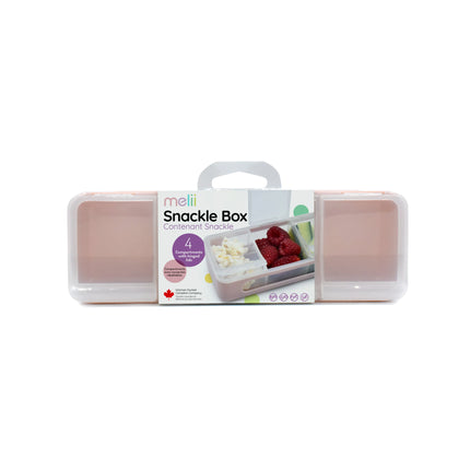 Contenedor de 4 compartimientos Rosado