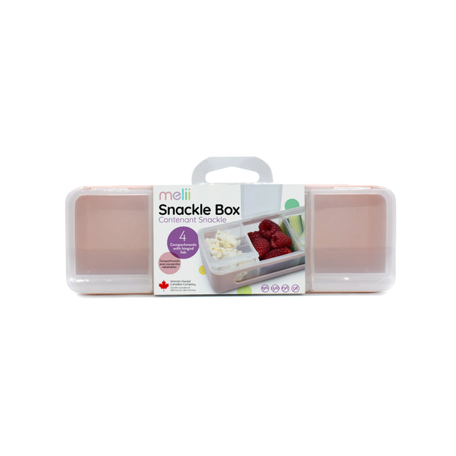 Contenedor de 4 compartimientos Rosado