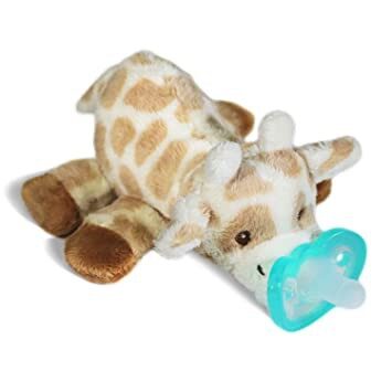 RAZ-BUDDY GIRAFFE W/ JOLLYPOP PACIFIER