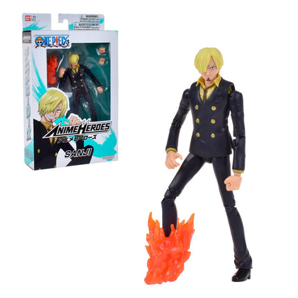 FIGURA ONE PIECE ANIME HEROES 17 CMS - SANJI