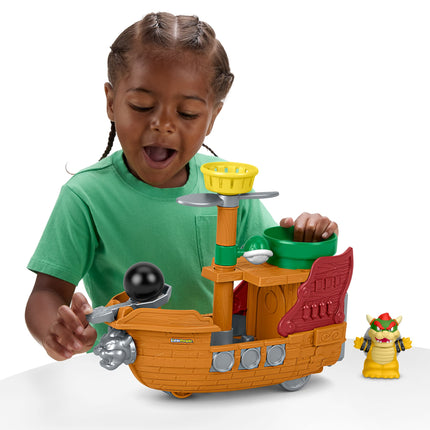 Little People Barco de Batalla de Bowser
