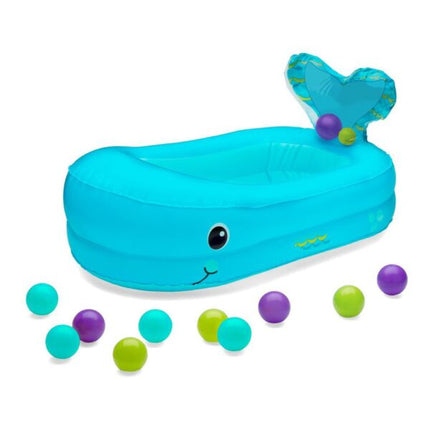 BAÑERA INFLABLE TOPSY TURVY - BALLENA CON BURBUJAS