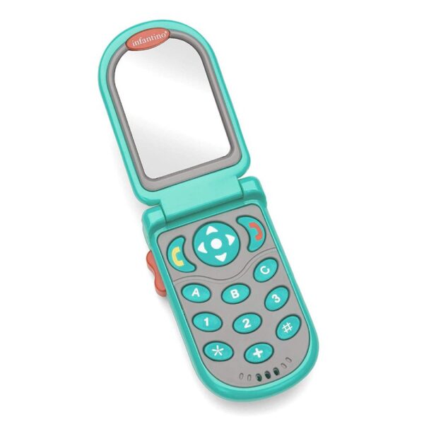 FLIP & PEEK FUN PHONE - TEAL