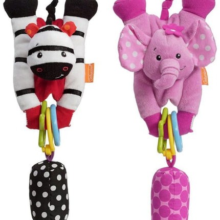 WRAP AROUND CHIMING PAL - ELEPHANT/ZEBRA