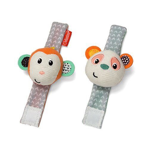 WRIST RATTLES - MONKEY/PANDA