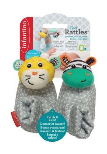 FOOT RATTLES - ZEBRA/TIGER