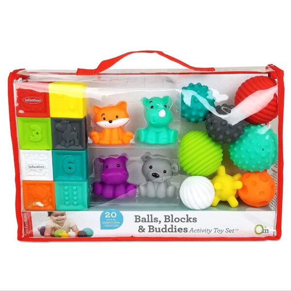 BALLS, BLOCKS & BUDDIES ACTIVITY TOY SET