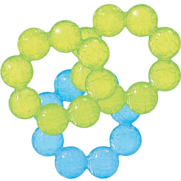 3-PACK WATER TEETHERS - LIME/AQUA