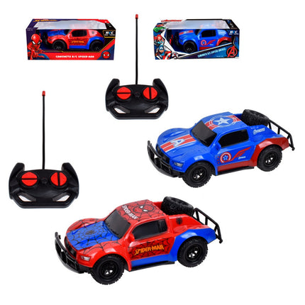 CAMIONETA RADIO CONTROLADA R/C DE 20 CMS CON LUCES MARVEL