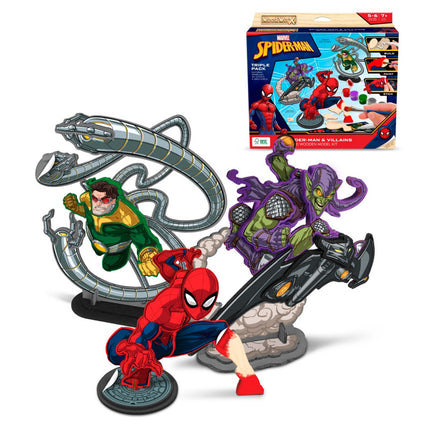 WOOD WORX MARVEL - SPIDERMAN V/S VILLAINS