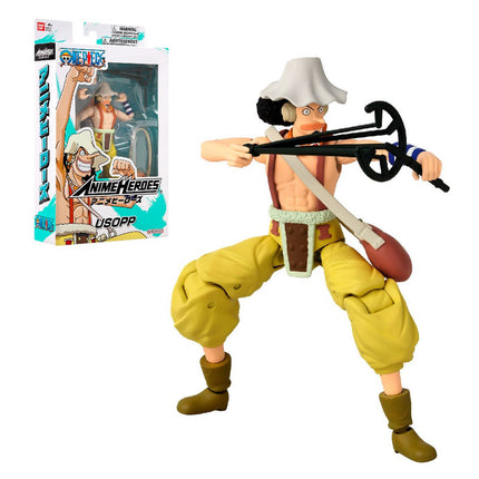 FIGURA ONE PIECE ANIME HEROES 17 CMS - USSOP