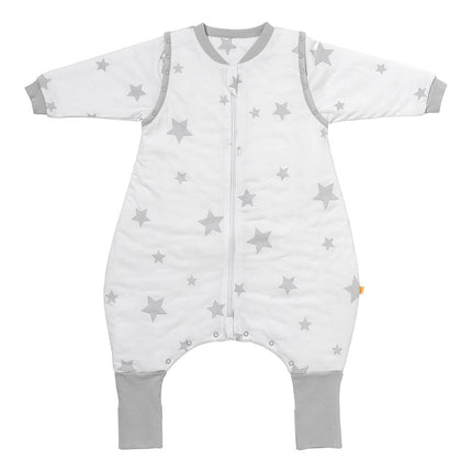 SACO DE DORMIR MANGA LARGA REMOVIBLES CON CALCETINES ANTIDESLIZANTES TOG 2.5 GREY STAR