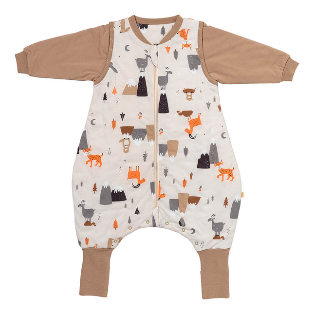 SACO DE DORMIR MANGA LARGA REMOVIBLES CON CALCETINES ANTIDESLIZANTES TOG 2.5 MOUNTAIN 2-3 AÑOS          90 CM