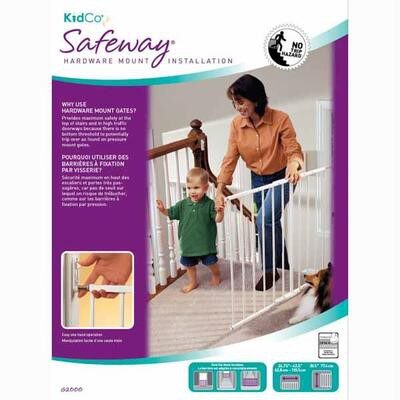Puerta Seguridad para Escalera (ancho 63cm - 108cm) Blanco