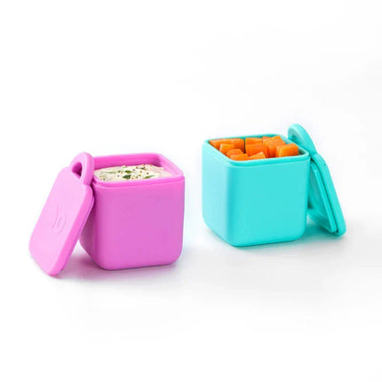 OmieDip - Set de Contenedores Herméticos para OmieBox® - Pink/Teal
