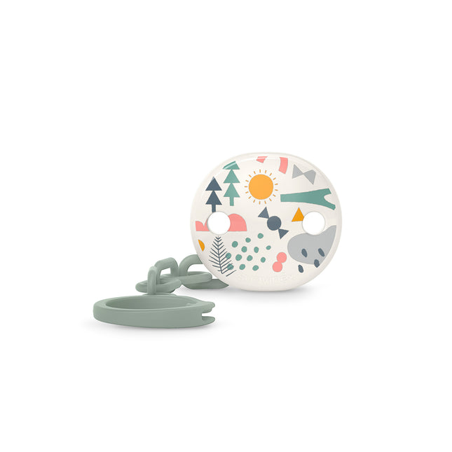 BROCHE PINZA OVALADO A WALK GREEN