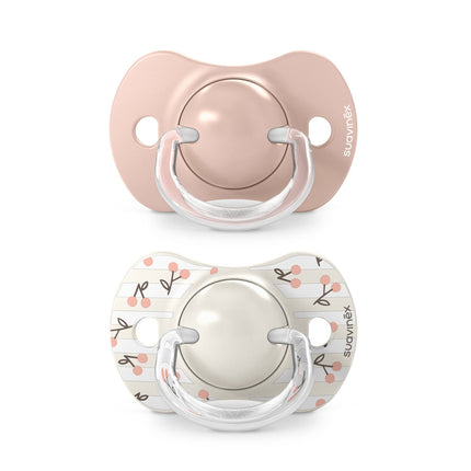 Chupetes Rosa Birdies con Tetina Fisiológica SX Pro de Silicona 0/6 meses