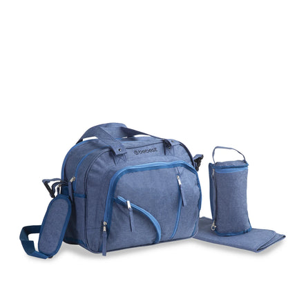 Bolso Maternal Azul Mela